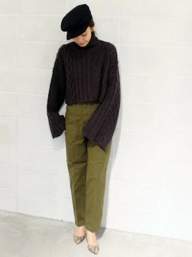 「マリンキャップ」｜LUCYさん（レディース・163cm）の秋コーディネート