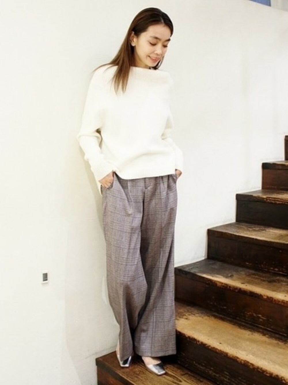 Plage - plage 17AW スーパーファインウールロングプルオーバー プラージュ plage（プラージュ）の「スーパーファインウールロングプル