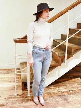 「ハットコーデ」｜LUCYさん（レディース・163cm）の秋コーディネート