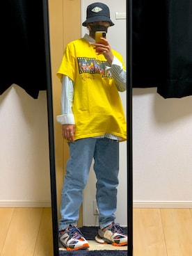 「Chica（チカ）のアイテム」を使った、RIKUさん（メンズ・171cm）の夏コーディネート