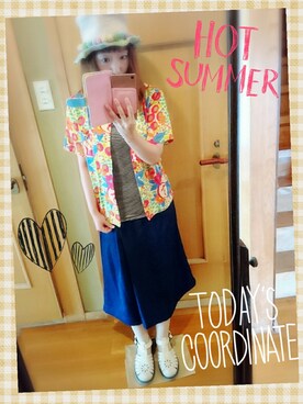 ユーリさん（レディース・152cm）の夏コーディネート