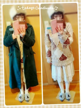 ユーリさん（レディース・152cm）の冬コーディネート