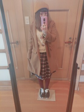 ユーリさん（レディース・152cm）の冬コーディネート