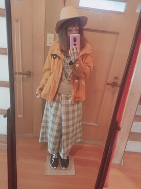 「POU DOU DOU（プードゥドゥ）のアイテム（マウンテンパーカー）」を使った、ユーリさん（レディース・152cm）の冬コーディネート