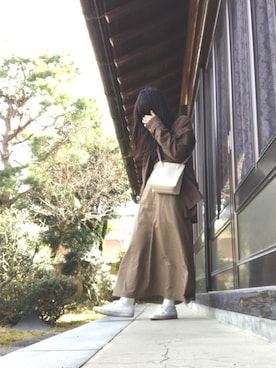 「AVAN LILY（アヴァンリリィ）のアイテム」を使った、マポさん（レディース・156cm）の春コーディネート