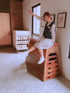 「travel」｜「アイテム（ジャケット/アウター）」を使った、類さん（レディース・166cm）の秋コーディネート