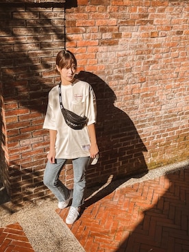 「NUMERALS（ヌメラルズ）のアイテム」を使った、類さん（レディース・166cm）の春コーディネート