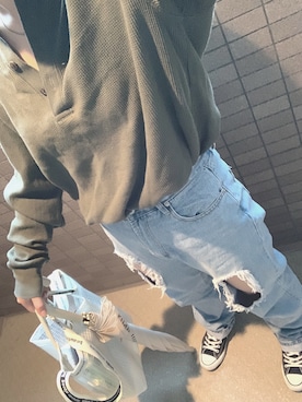 さるちゃわさん（レディース・160cm）の春コーディネート