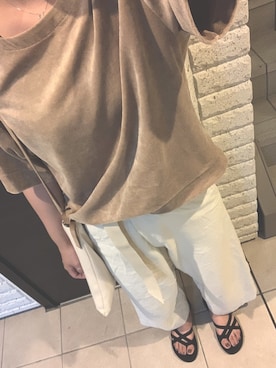 「PT（ピーティ）のアイテム（バッグ）」を使った、さるちゃわさん（レディース・160cm）の夏コーディネート