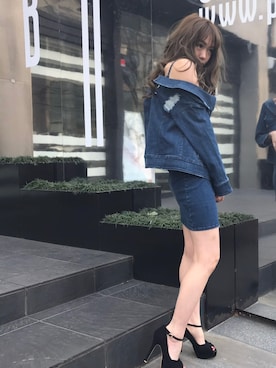 「LIPSERVICE（リップサービス）のアイテム」を使った、あやちゃるさんさん（レディース・163cm）の春コーディネート