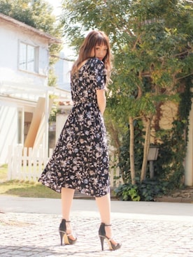 「LIPSERVICE（リップサービス）のアイテム（シャツワンピース）」を使った、あやちゃるさんさん（レディース・163cm）の春コーディネート