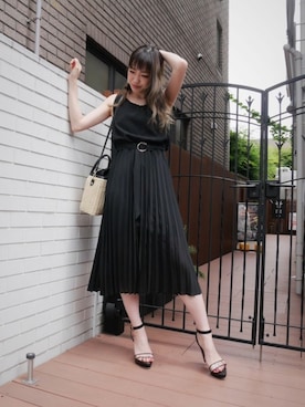 「LIPSERVICE（リップサービス）のアイテム」を使った、あやちゃるさんさん（レディース・163cm）の夏コーディネート