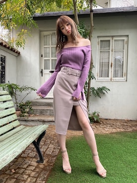 「LIPSERVICE（リップサービス）のアイテム（アクセサリー）」を使った、あやちゃるさんさん（レディース・163cm）の冬コーディネート