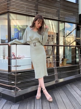 「LIPSERVICE（リップサービス）のアイテム」を使った、あやちゃるさんさん（レディース・163cm）の冬コーディネート