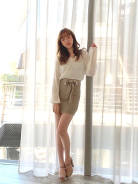 「LIPSERVICE（リップサービス）のアイテム」を使った、あやちゃるさんさん（レディース・163cm）の春コーディネート