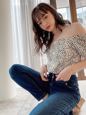 「LIPSERVICE（リップサービス）のアイテム（アクセサリー）」を使った、あやちゃるさんさん（レディース・163cm）の春コーディネート