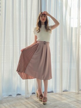 「LIPSERVICE（リップサービス）のアイテム」を使った、あやちゃるさんさん（レディース・163cm）の春コーディネート