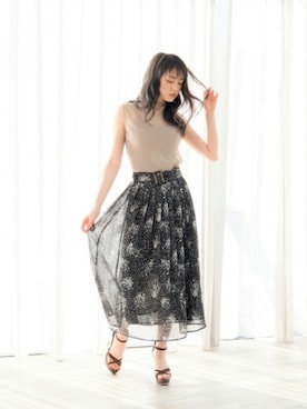 「LIPSERVICE（リップサービス）のアイテム（トップス）」を使った、あやちゃるさんさん（レディース・163cm）の夏コーディネート