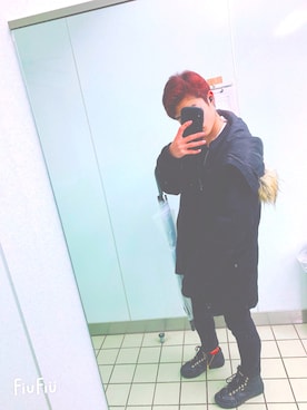 「sevens（セブンズ）のアイテム（アクセサリー）」を使った、hoku10さん（メンズ・167cm）の冬コーディネート