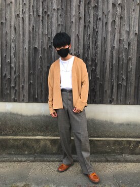 「GGD（ジージーディー）のアイテム（アクセサリー）」を使った、torasさん（メンズ・174cm）の秋コーディネート