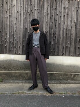「GGD（ジージーディー）のアイテム（アクセサリー）」を使った、torasさん（メンズ・174cm）の秋コーディネート