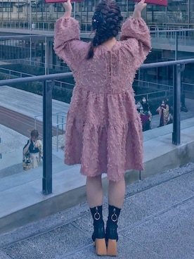 「REDYAZEL（レディアゼル）のアイテム（シューズ）」を使った、ちーさん（レディース・143cm）の春コーディネート