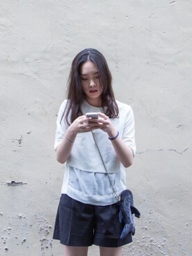 「iohll（iohll）のアイテム」を使った、Évéraさん（レディース・162cm）の春コーディネート