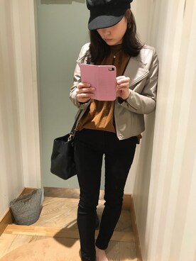 「アイテム（イヤリング）」を使った、IIItttuさん（レディース・162cm・20代）の秋コーディネート