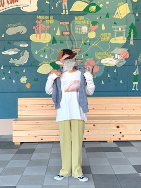 「CONVERSE（コンバース）のconverse（コンバース） ALL STAR OX（オールスターOX）（スニーカー）」を使った、めそさん（レディース・158cm）の春コーディネート