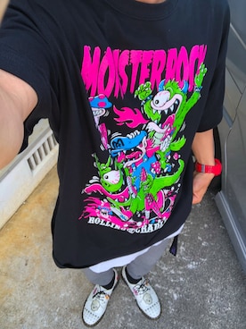 「ROLLING CRADLE（ローリングクレイドル）のアイテム（Tシャツ/カットソー）」を使った、tarkyotyeeさん（メンズ・173cm）の秋コーディネート