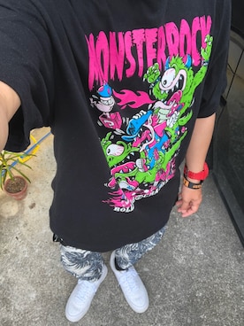 「ROLLING CRADLE（ローリングクレイドル）のアイテム（Tシャツ/カットソー）」を使った、tarkyotyeeさん（メンズ・173cm）の秋コーディネート