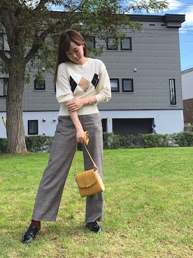 「ロングヘア」｜「アイテム（その他シューズ）」を使った、みりさん（レディース・159cm）の春コーディネート