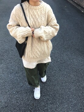 mameさん（レディース・160cm）の冬コーディネート