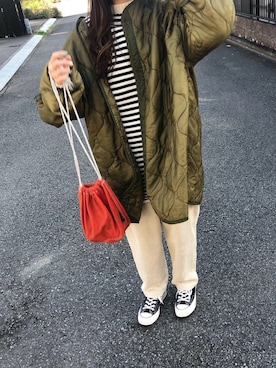 「M65」｜mameさん（レディース・160cm）の冬コーディネート