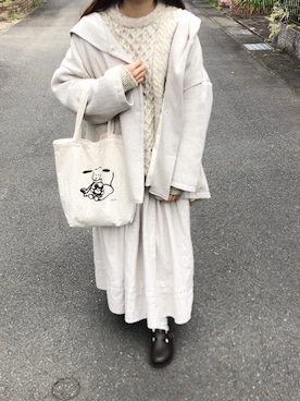 mameさん（レディース・159cm）の冬コーディネート