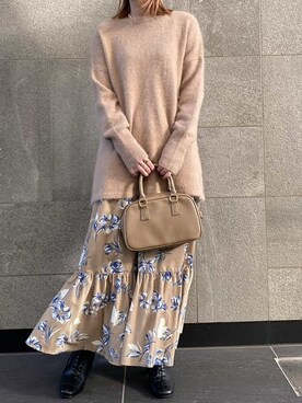 a.v.v本社スタッフさん（レディース・160cm）の秋コーディネート