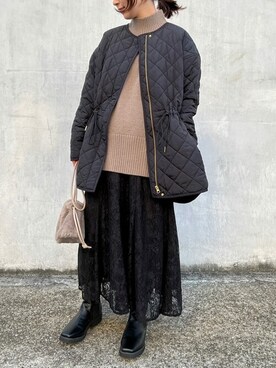 a.v.v本社スタッフさん(レディース・154cm)の冬コーディネート