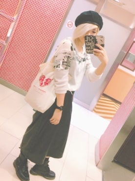 「Deviluse（Deviluse）のアイテム（バッグ）」を使った、miさん（レディース・161cm）の秋コーディネート