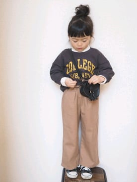 cocomaru.さん（キッズ・100cm）の冬コーディネート