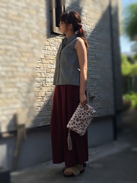 Kiiさん（レディース・166cm）の夏コーディネート