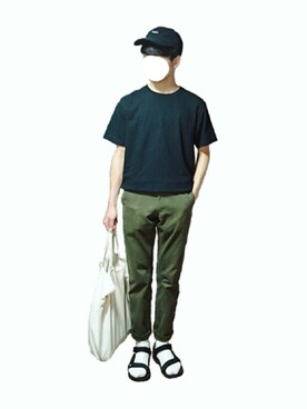 「エコバッグ」｜fuuumiさん（メンズ・174cm・10代）の春コーディネート