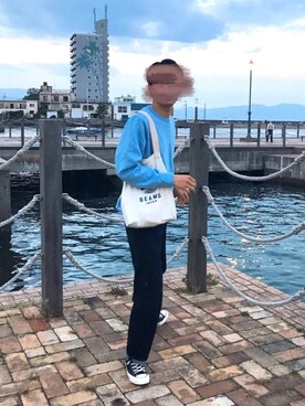 「チャックテイラー」｜「アイテム（アナログ腕時計）」を使った、fuuumiさん（メンズ・174cm）の秋コーディネート
