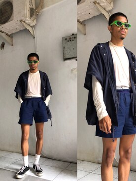 「PULL&BEAR（プルアンドベア）のアイテム（シューズ）」を使った、aksarajacob🇮🇩さん（メンズ・170cm）の春コーディネート