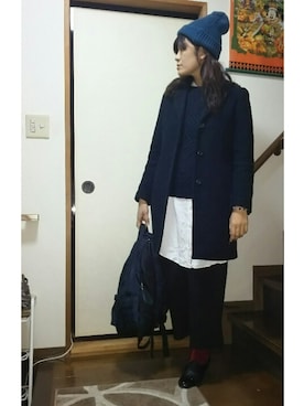 SHIHOさん（レディース・161cm）の冬コーディネート