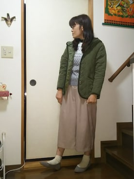 「SEVENDAYS=SUNDAY（セブンデイズサンデイ）のアイテム（その他アウター）」を使った、SHIHOさん（レディース・161cm）の冬コーディネート