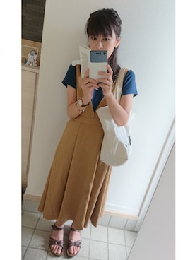 「Doシンプル部」｜「アイテム（腕時計）」を使った、SHIHOさん（レディース・161cm）の秋コーディネート