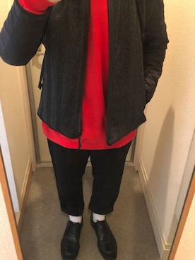 「KLEMAN（クレマン）の＜KLEMAN＞ PADRE/シューズ（モカシン/デッキシューズ）」を使った、tAKEHIrOさん（メンズ・172cm）の冬コーディネート