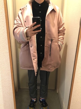「F/CE. （エフシーイー）のアイテム（その他アウター）」を使った、tAKEHIrOさん（メンズ・172cm）の冬コーディネート