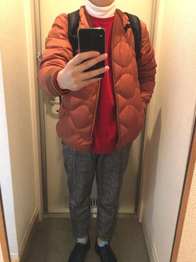 「KLEMAN（クレマン）の＜KLEMAN＞ PADRE/シューズ（モカシン/デッキシューズ）」を使った、tAKEHIrOさん（メンズ・172cm）の冬コーディネート