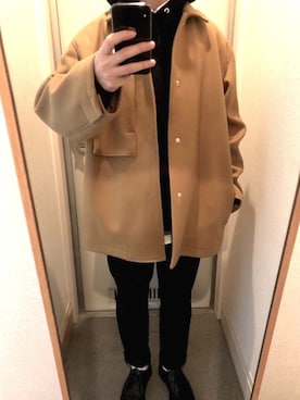 「KLEMAN（クレマン）の＜KLEMAN＞ PADRE/シューズ（モカシン/デッキシューズ）」を使った、tAKEHIrOさん（メンズ・172cm）の冬コーディネート